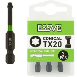 bity-essve-impact-tx20-50mm-stozkowe-3szt