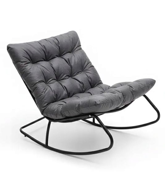 FOTEL BUJANY SZARY SOFA LEŻAK OGRODOWY BUJAK WYGODNY DO DOMU NA TARAS