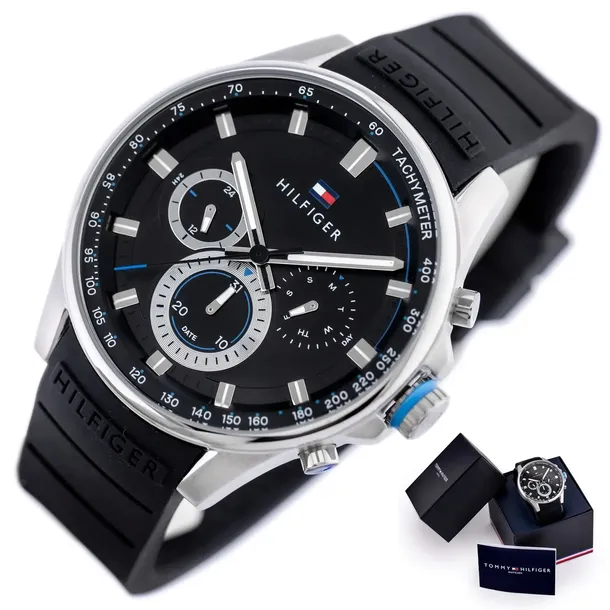 ZEGAREK MĘSKI TOMMY HILFIGER 1791971 + GRAWER