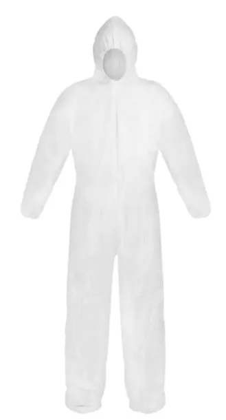 KOMBINEZON OCHRONNY CHEMICZNY”SUVICOM” SV160,typ5/6 wełna azbest lakier ”XL