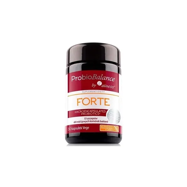 Aliness ProbioBALANCE FORTE SILNY PROBIOTYK 60 mld. BAKTERII 30 kaps.