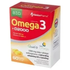 suplement-xenico-pharma-bio-omega3-d3-2000-olej-rybi-dha-epa-60-kaps