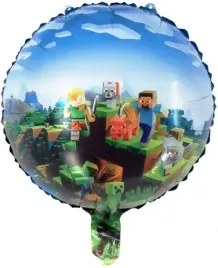 balon-foliowy-okragly-piksele-minecraft-tnt-creeper-45cm