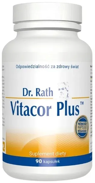 Dr Rath VITACOR PLUS Kompozycja multiwitaminowa Dla dobrego zdrowia 90kaps.