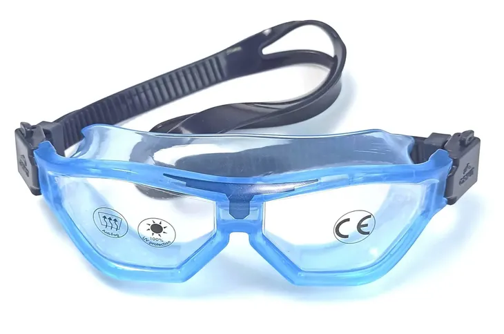 CRIVIT Okulary do pływania dla dzieci, ANTI FOG NIEBIESKO-GRANAT (63/E-836)