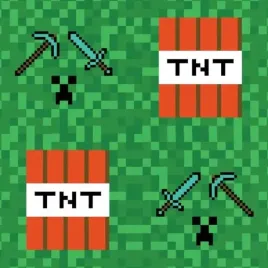 serwetki-papierowe-piksele-creeper-tnt-minecraft-20szt