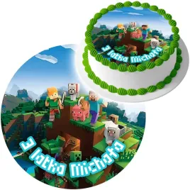 oplatek-na-tort-piksele-minecraft-tekst-twoj-napis