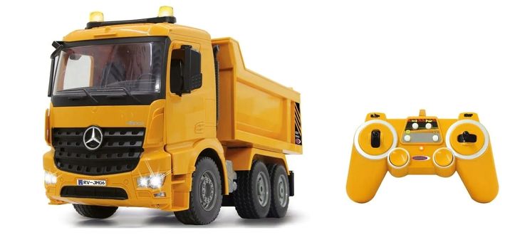Wywrotka zdlanie sterowana Mercedes-Benz Arocs Zabawka ciężarówka wywrotka