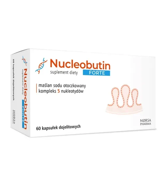 Norsa Pharma NUCLEOBUTIN FORTE maślan sodu 60 kaps.