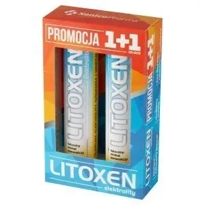 Xenico Pharma LITOXEN Zestaw 1+1 GLUKOZA POTAS SÓD 2x20 tabl.