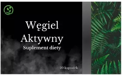 Pharma Dot WĘGIEL AKTYWNY Wsparcie podczas biegunki, wzdęć 20 kaps.