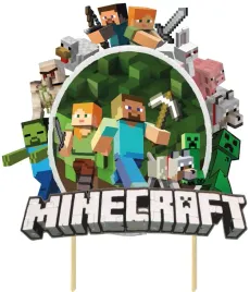 topper-ozdoba-na-tort-urodziny-minecraft-piksele-tnt-creeper
