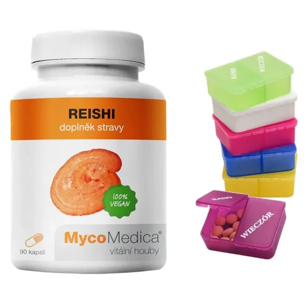 MycoMedica REISHI Odporność Sen Spokój 90 kaps. + GRATIS