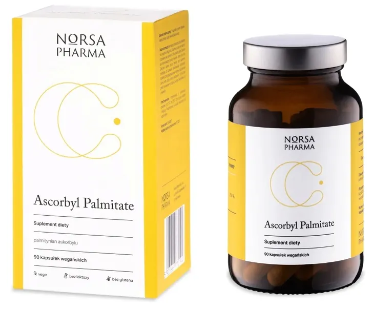 Norsa Pharma ASCORBYL PALMITATE witamina C odporność 90 kaps.