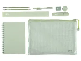 united-office-zestaw-papierniczy-9-el-w-zamykanym-etui-zielony-107-tr876