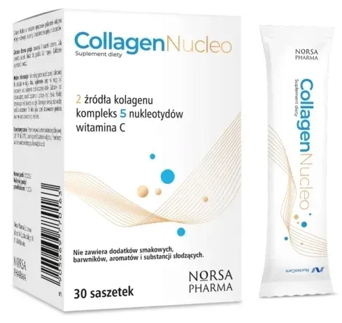 Norsa Pharma COLLAGEN NUCLEO kompleks pięciu nukleotydów 30 saszetek