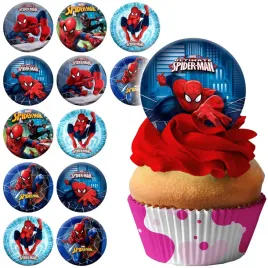 oplatek-na-tort-babeczki-spider-man-12szt