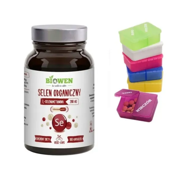 Biowen SELEN ORGANICZNY L-selenometionina 500µg Inulina 100 kaps. + Gratis