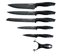 zestaw-5-1-noze-kuchenne-obieraczka-rosa-bella-czarne-rb-9281