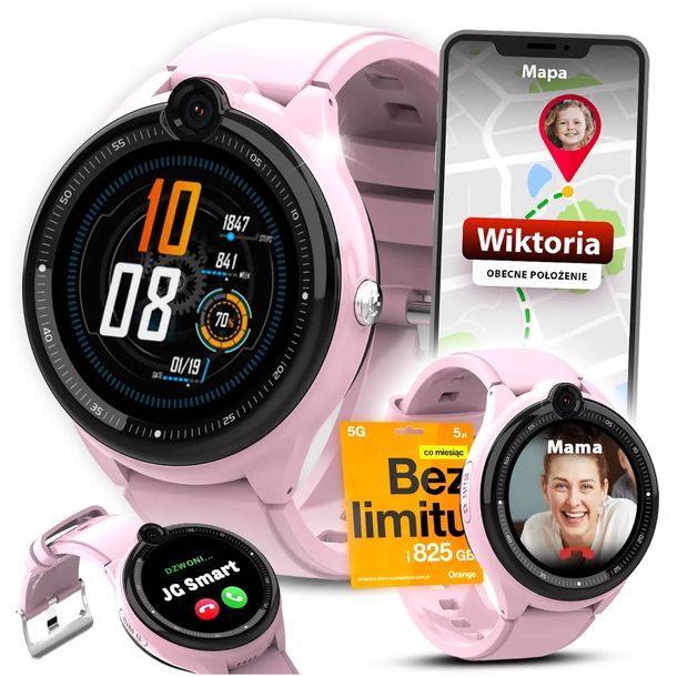 Smartwatch Zegarek Dla Dzieci 4G LTE Rozmowy Aparat Wideo Lokalizator GPS