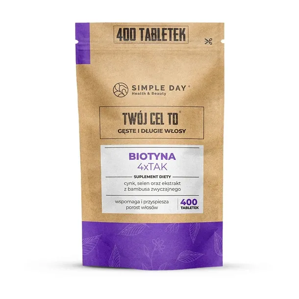 Twój cel to BIOTYNA 4x 2,5mg NA WŁOSY SKÓRĘ PAZNOKCIE WITAMINY 400 TAB
