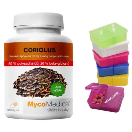 mycomedica-coriolus-wrosniak-roznobarwny-50percent-polisacharydow-90kaps-gratis