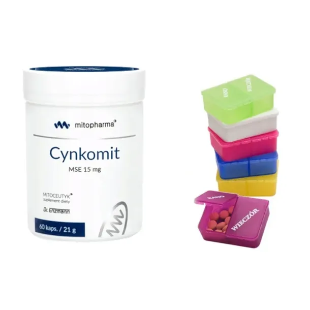 Mitopharma CYNKOMIT MSE o wysokiej biodostępności 60 kaps. + Gratis