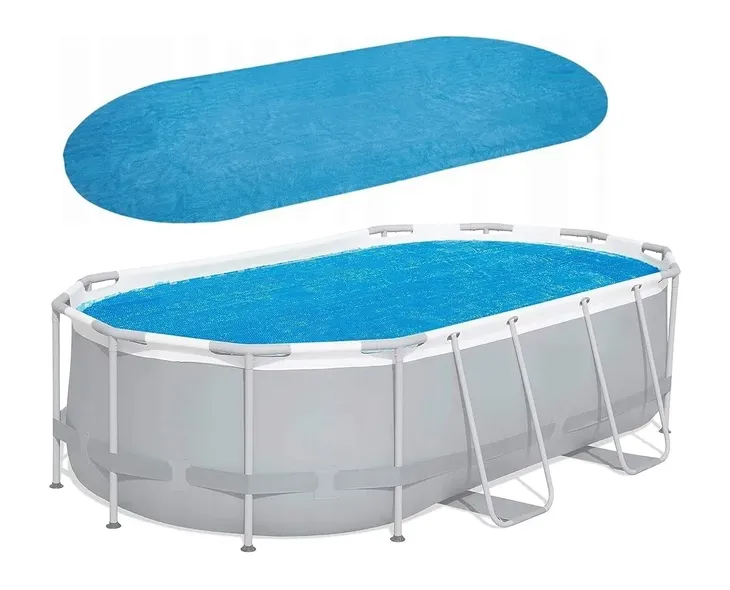 POKRYWA SOLARNA TERMICZNA NA BASEN OWALNY 549 x 274 cm - BH 85802 MOCNA