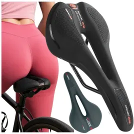 siodlo-rowerowe-zelowe-wygodne-na-rower-trekking-mtb-meskie-damskie-czarne