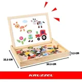 tablica-edukacyjna-dwustronna-kruzzel-25637-stan-nowy