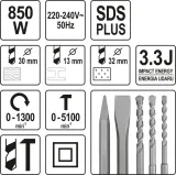 mlotowiertarka-yato-sds-plus-850-w-maksymalna-srednica-wiercenia-w-drewnie-30-mm