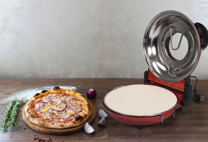 mini-piekarnik-lund-67480-5-l-czerwony-komunikacja-lampka-kontrolna