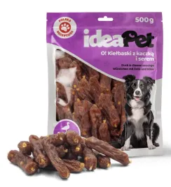ideapet-kielbaski-z-kaczka-i-serem-500g