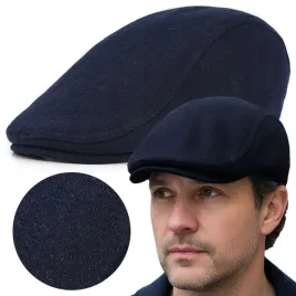 kaszkiet-meski-zimowy-ocieplany-elegancka-czapka-granatowy-50percent-welny