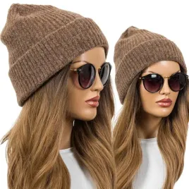 czapka-damska-zimowa-brazowa-beanie-ciepla-wywijana-polska-kolory