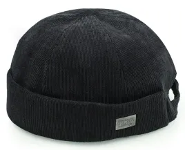 czapka-dokerka-bez-daszka-sztruksowa-czarna
