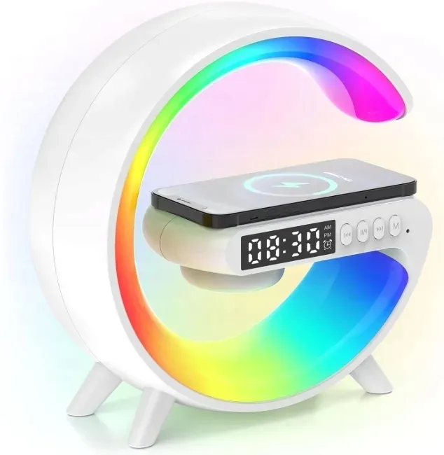 budzik-bezprzewodowa-ladowarka-led-bluetooth-stan-powystawowy