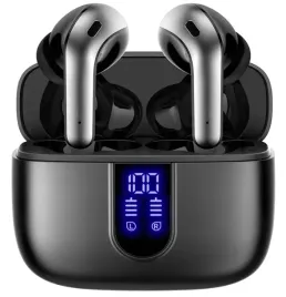 czarne-bezprzewodowe-sluchawki-douszne-bluetooth-wyswietlacz-led