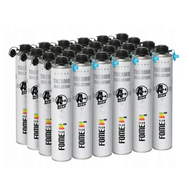 Piana do ociepleń izolacji 24szt + 48 dyszy do natrysku 850ml Fome Flex