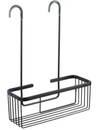 polka-lazienkowa-wiszaca-pod-prysznic-na-baterie-czarna-stal-nierdzewna