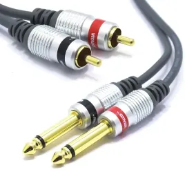 kabel-2x-jack-63-mono-2x-rca-vitalco-mk50-3m