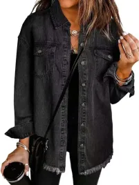 modna-koszula-damska-kurtka-jeansowa-luzna-bluza-czarna-black-fredzle-m
