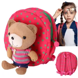 plecak-dla-dziecka-ze-smycza-zabezpieczajaca-mis-rozowy-typ-1