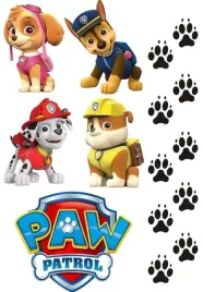 wydruk-oplatek-na-masie-cukrowej-psi-patrol-napis-gratis