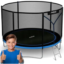 trampolina-ogrodowa-10ft-312cm-z-siatka-zewnetrzna-i-drabinka-neo-sport