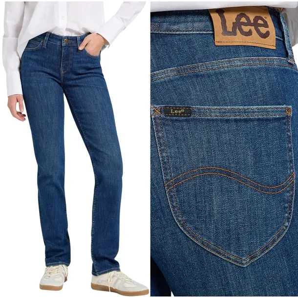Lee Marion Straight DżINS proste klasyczne damskie spodnie jeansowe W34 L31
