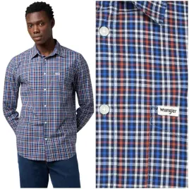 wrangler-1-pkt-poplin-shirt-dark-blue-koszula-bawelniana-meska-w-krate-l