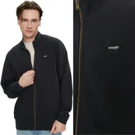 wrangler-funnel-neck-zip-black-rozpinana-bawelniana-bluza-male-logo-s