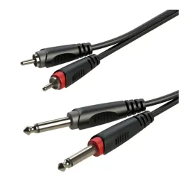 kabel-audio-2-x-rca-2-x-jack-6-3mm-mono-1m-smart-roxtone-sacc150l1