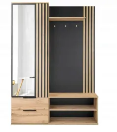 nowoczesna-garderoba-z-szufladami-140cm-z-lamelami-loft-dab-wotan-czarny
